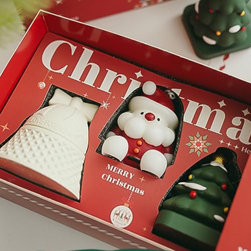 Bougies pour sapin de Noël festive la décoration de table parfumée d'hiver pour vos dîners