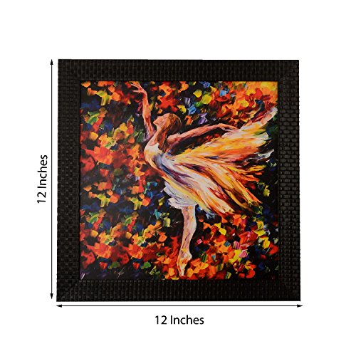 Image of eCraftIndia 'Flying Angel Satin Matt Texture' UV Art Painting (Synthetic Wood, 31 cm x 2 cm x 31 cm)