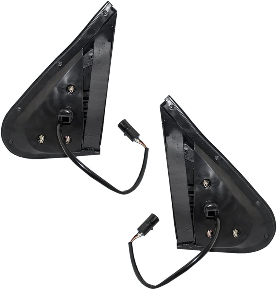 Replacement Driver and Passenger Power Side View Mirrors with Puddle Lamp Compatible with 98-01 Explorer Mountaineer F87Z17683AAB F87Z17682AAA