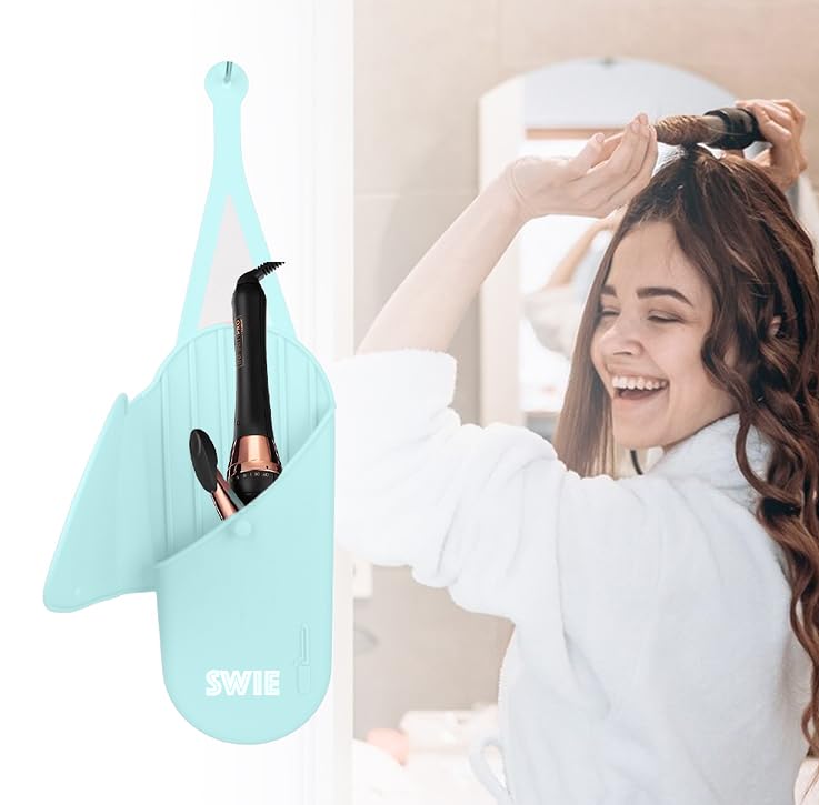 Alfombrilla resistente al calor y estuche para plancha de cabello miniatura 2