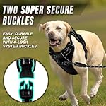 BARKBAY No Pull Dog Harness Front Clip Heavy Duty Reflective Easy Control Handle for Large Dog Walking(Black,L) - Image 5