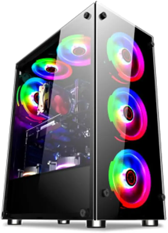Gabinete Gamer Preto Vidro Temperado Usb3.0 Psu Cover Xway 01150