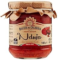 Kalabrische Nduja (180g) - Würziges Streichfähige und Cremige Salami | Made in Italy von Delizie di Calabria