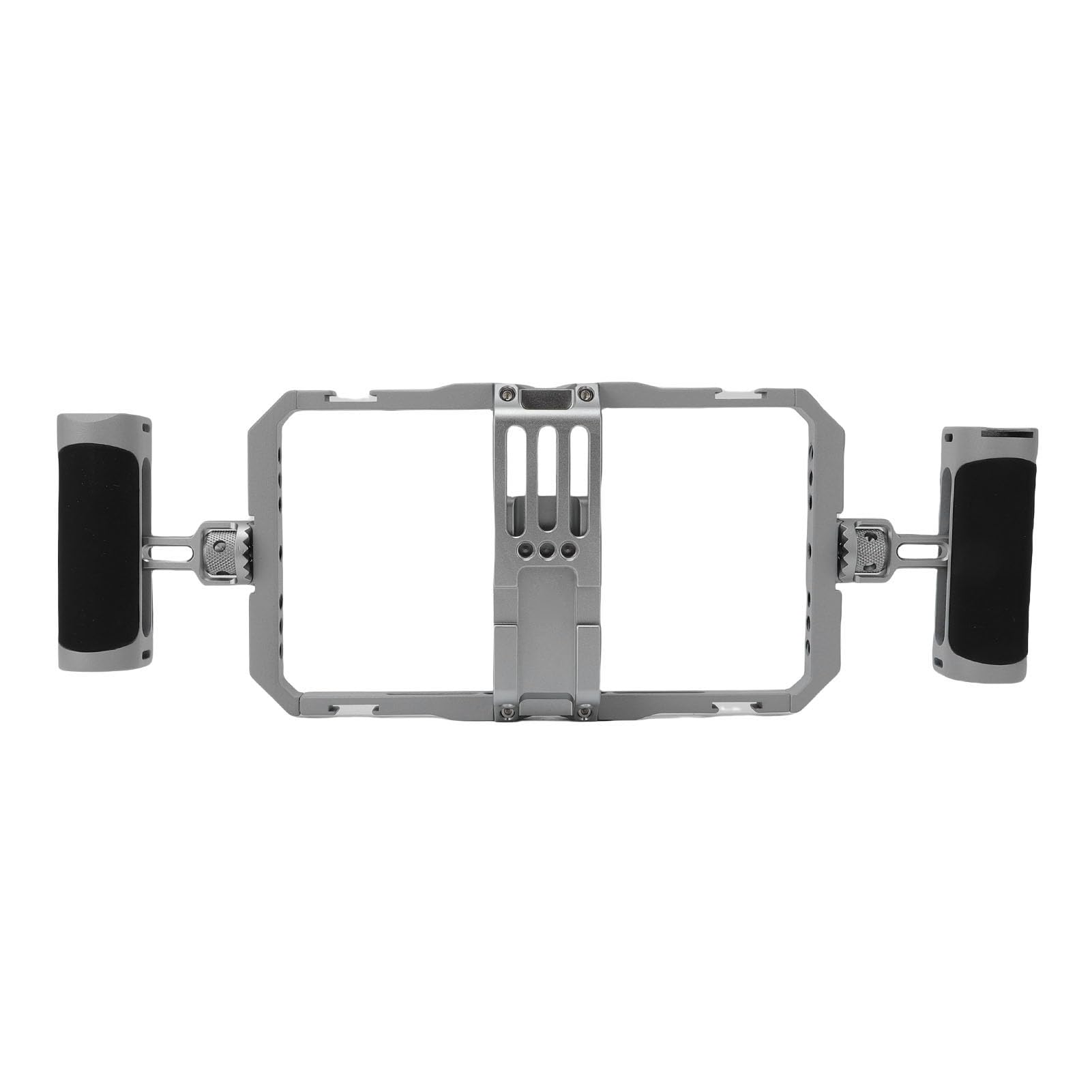 Garsent Gabbia Video per Telefono, Kit Video per Smartphone con Doppia Impugnatura in Silicone, Custodia Cinematografica per Telefono con Espansione Multiinterfaccia per Videomaker,