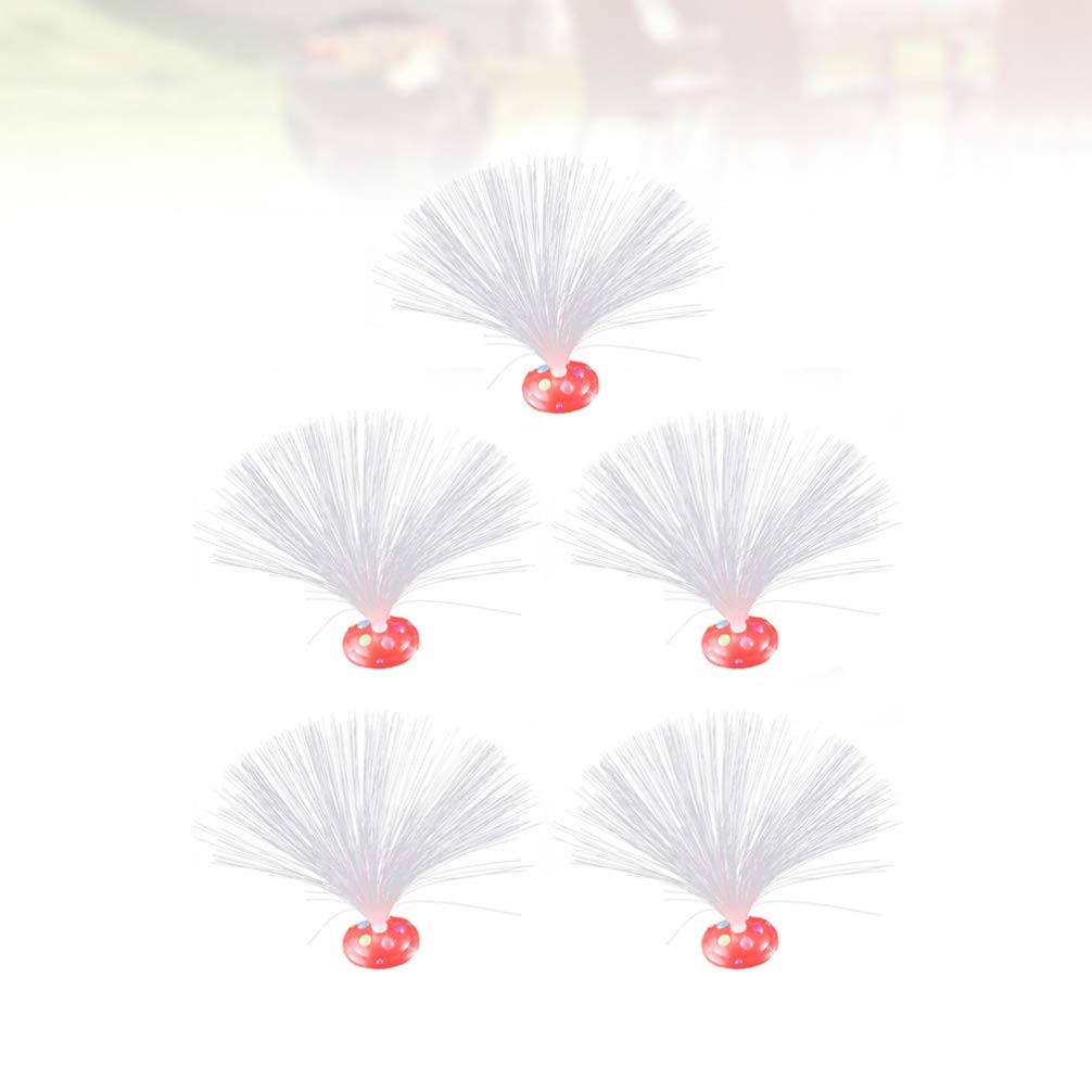 Uonlytech Fiber Optic Night Light 5 Pack Neon Flashing Lights for Party Random Color