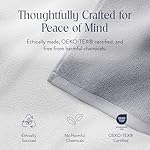 Brooklinen Super-Plush Turkish Cotton Bath Towels | Turkish Cotton, Set of 2, Cotton, 820 GSM, Perfect Bath Towels, for Bathroom, Spa, Shower, 30" x 58", Smoke Grey - Image 3