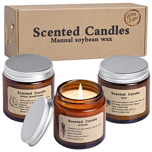 Dveda Lot de 3 bougies parfumées Cover