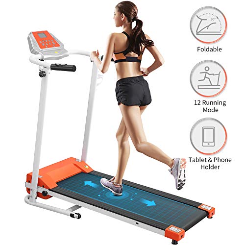 ABOOFAN Esteira elétrica motorizada BESPORTBLE 1. 5HP esteira elétrica 12 programas integrados Estei