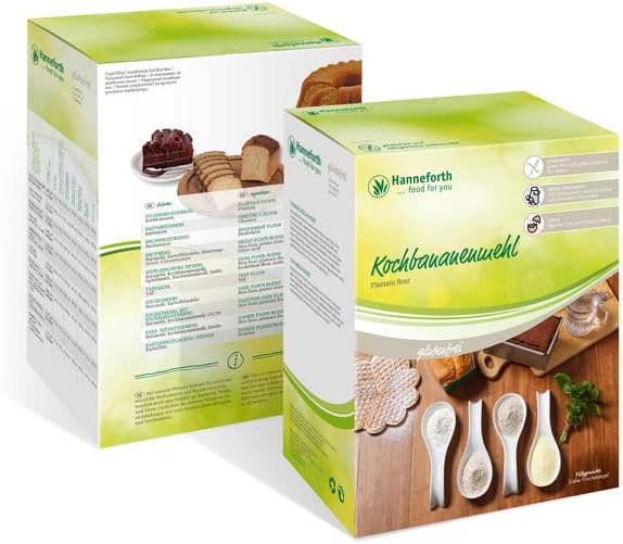 HanneforthPlantain Flour, 1 kg (2x500g) | Gluten Free, 100% Pure Plantain Flour | no additives
