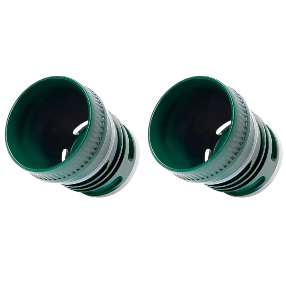 ALMAOS Thermo Bottle Stopper Replacement Part for Stanley. Yerba mate drinking - Thermo to Yerba Mate Termo Pico Mate/Pico cebador Stopper with High Precision Flow (Green without beak, Set of 2)