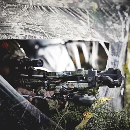 Barnett Hyper Whitetail 410 Crossbow Bundle – 410 FPS HyperFlite Technology + 5-Pack Arrows + Sling – Illuminated 4x32 Scope, Rope Cocking Sled & String Dampeners for Precision Hunting - Thumbnail 5