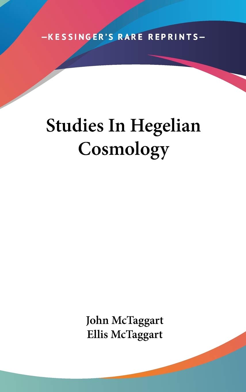 Buy Studies in Hegelian Cosmology — BookShops.in