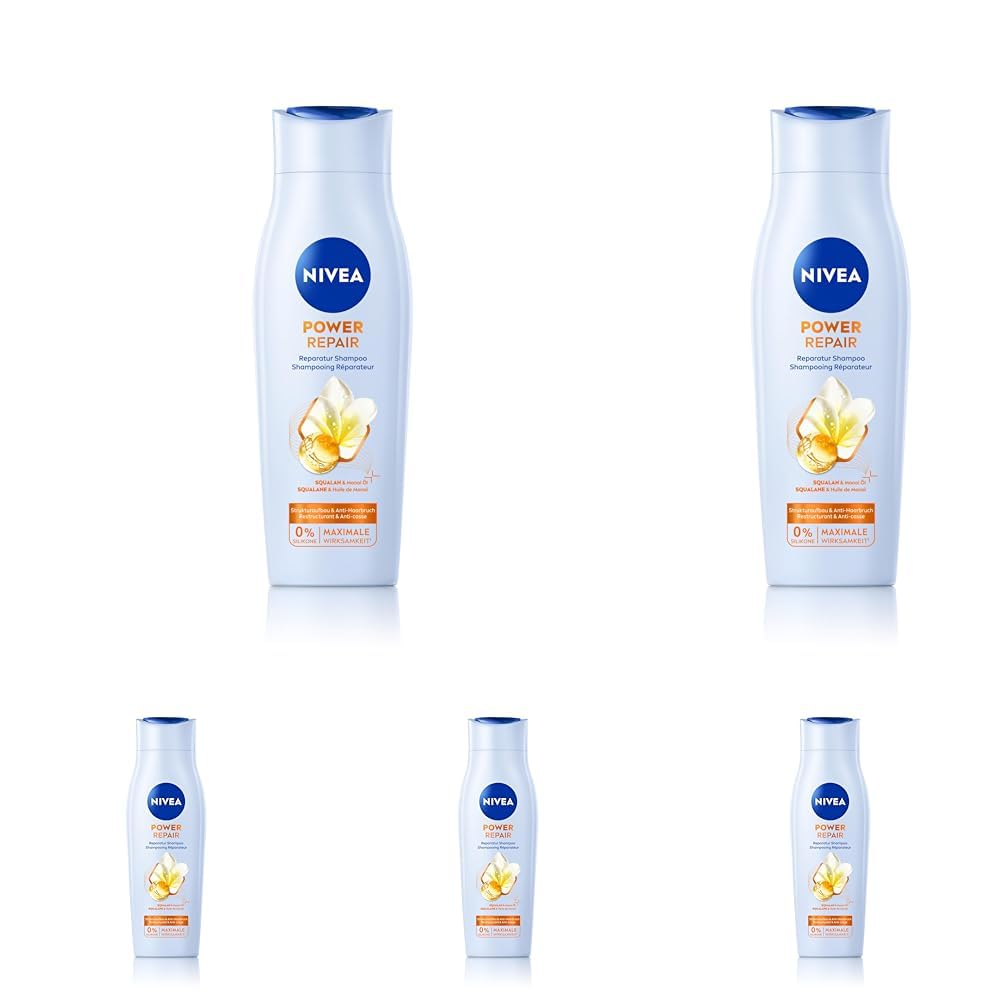 NIVEA Power Repair Reparatur Shampoo 250ml (Packung mit 5)