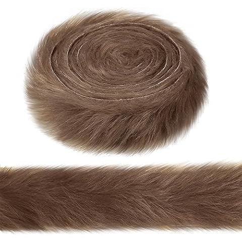 Syhood Christmas Faux Fur Ribbon Trim Cover