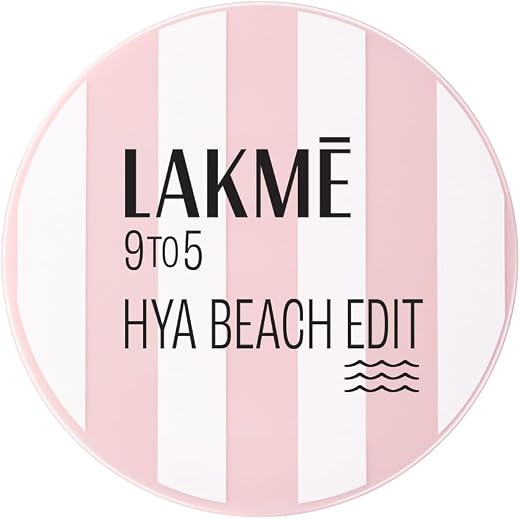 Lakme 9to5 Hya Matte, Beach Edit Cushion Foundation, N 150-Neutral Light, Matte Finish, Buildable Coverage, SPF 40, 12 gm