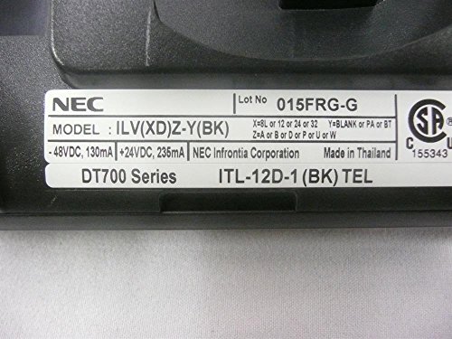 Teléfono IP NEC ITL-12D-1 con 12 botones negro miniatura 2