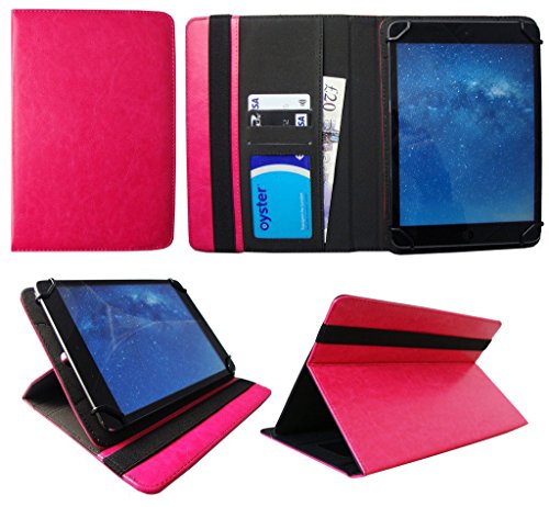 Sweet Tech Universel 360 Étui Coque Housse Rose compatibe pour Logicom La Tab 114 10.1 Pouces Tablette (10-11 Pouces)