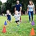 6 Stück Kunststoff Toss Ringe Set, Ring Toss Spiel, Farbige Wurfringe Spielsachen Für Kinder Und Erwachsene, Kind Target Übungsspiele, Grün, Lila, Rot, Kiuiom