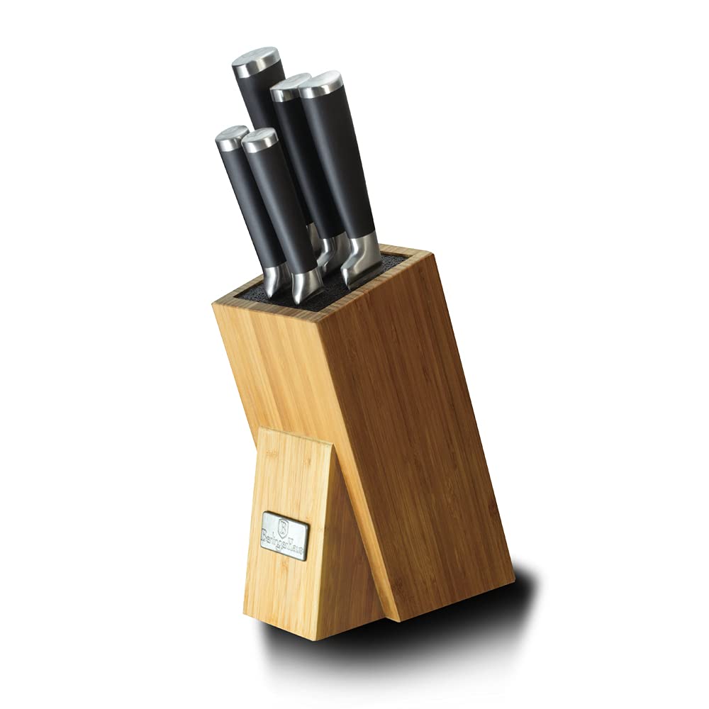 THREE TRADING Set mit 7 Stühlen C/Bamboo Stand Black