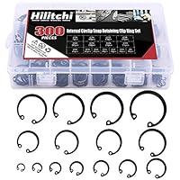Algopix Similar Product 13 - Hilitchi 300Pcs 15SIZE Alloy Steel