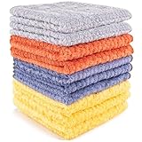 Microfiber Cleaning Cloth,10 Pack Cleaning Towels for Dish Drying Washing, 12