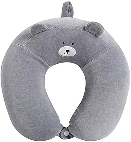 飛行機用のメモリフォームトラベル枕 - スナップ付きメモリフォーム枕、U字型の飛行機の車の飛行ヘッドネックサポート洗濯可能なカバー付き枕、必須の旅行アクセサリー