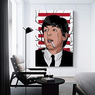 The Beatles Paul McCartney Poster décoratif sur toile 50 x 75 cm – Image 3