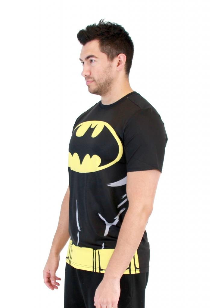 DC Comics Camiseta deportiva de compresión para hombre