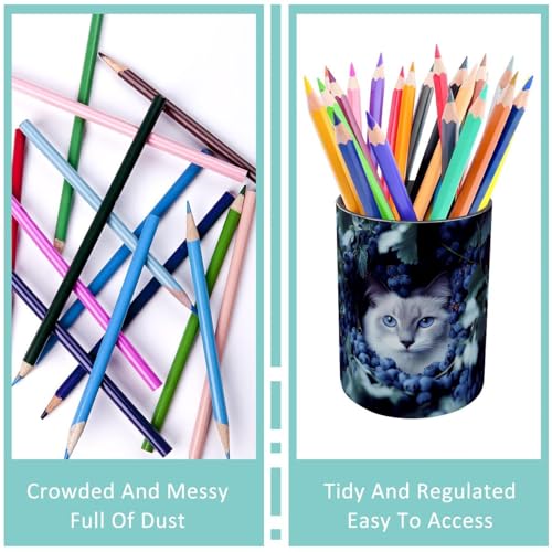 Fournitures de bureau originales avec ce pot à crayons chat rigide - 7