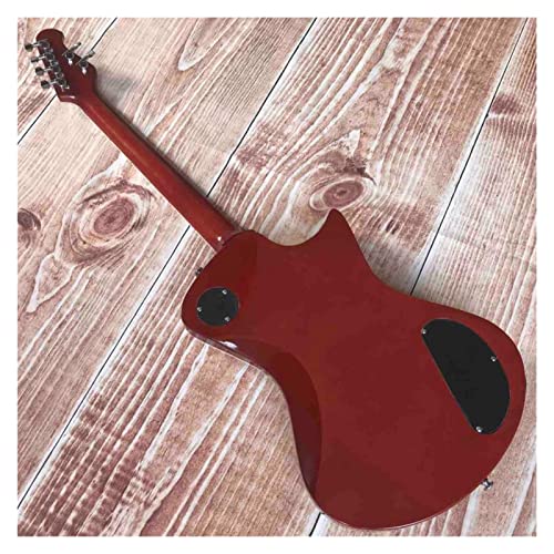 AMINIY Guitare électrique Panneau en Acajou Taille complète avec Pick-up Jazz Rouge et Jaune Musique électrique Guitare… - Les Beatles, Paul McCartney, John Lennon, RIngo Starr, George Harrison AMINIY Guitare électrique Panneau en Acajou Taille complète avec Pick-up Jazz Rouge et Jaune Musique électrique Guitare… – Image 6