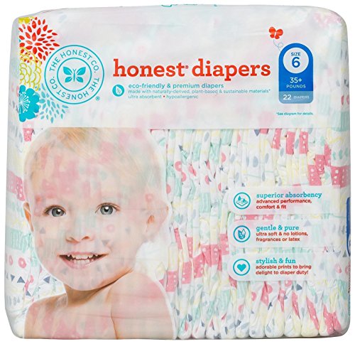 honest diapers size 6