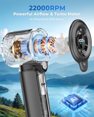 Image of Eopora Mini Mist Fan, Portable Rechargeable Hand Fan, 8-12H Runtime