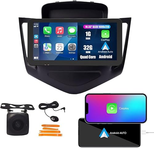 Miniatura 28 de Coche Android Navegación Estéreo GPS Radio Reverse Cámara Pantalla 9 "IPS Pantalla Táctil Headunit Tablet Pad Media Player para Chevrolet Cruze