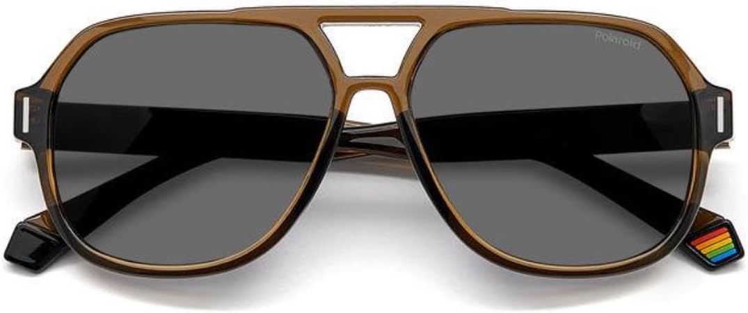 Polaroid Unisex PLD 6193/S Square Double Bridge Sunglasses