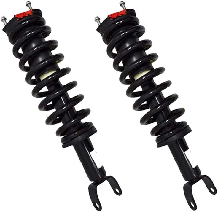 Shoxtec Brand New Front Pair (2) Complete Strut Assembly Shock Absorber Coil Spring Kit, Fits 2006, 2007, 2008 Dodge RAM 1500 4WD Only (Repl. Monroe 171111) (Pair)