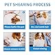 2 pcs Hunde Scheren, Gebogene Schere Hund Fellschere Für Hunde, Hund und Katze Sicherheit Runde Spitze Grooming Schere, Edelstahl-Fellschere für Hunde und Katzen, Inkl Ausdünnschere, Gebogene Schere