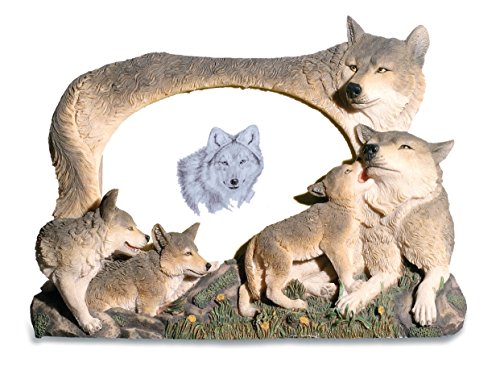 Cadre photo loups câlins pour habiller un mur vide et sans vie
