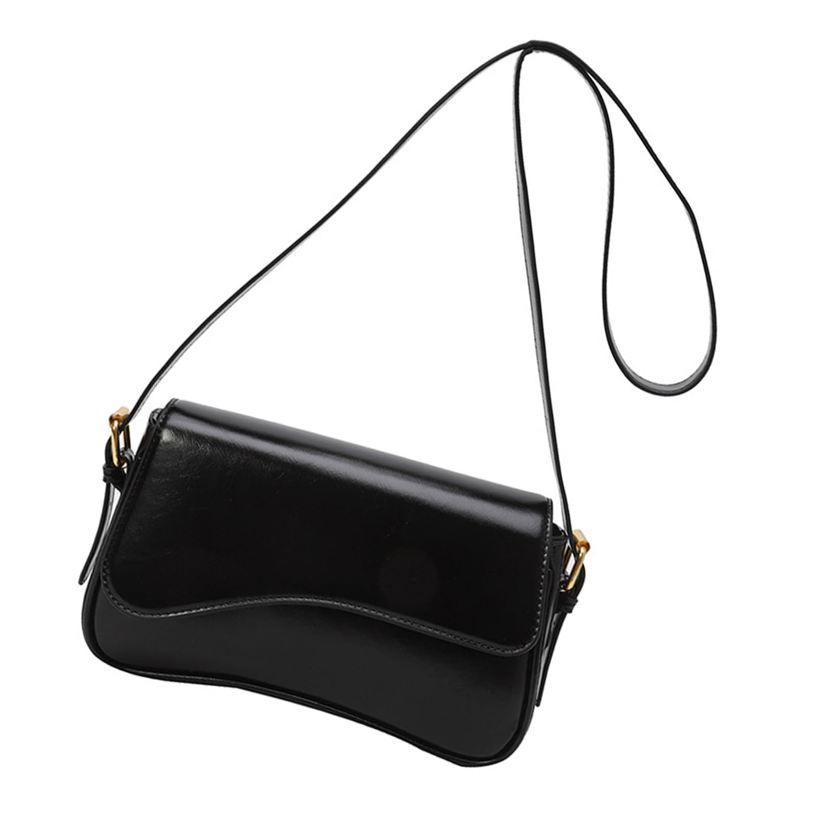 Buxuaaaa Bag Small Crossbody Purse Retro Handbag Trendy Commuting Bag PU Leather Shoulder Shopping Messengers Women Trendy Shoulder