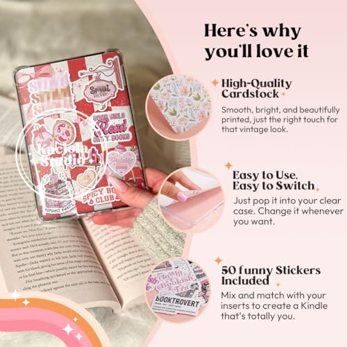 Inserts pour liseuse électronique autocollants scrapbooking et accessoires de décoration - 4