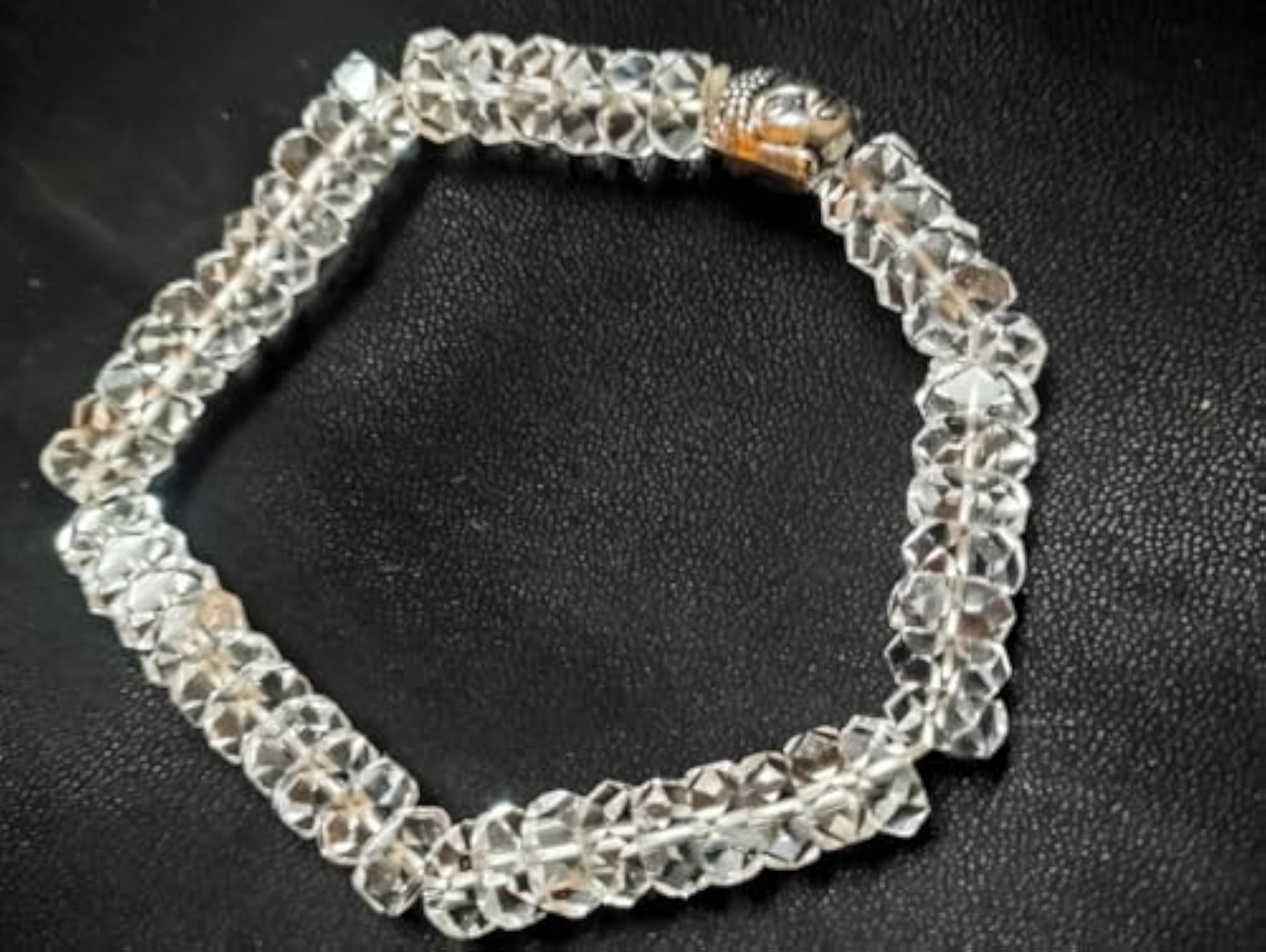 Genuine Sphatik Diamond Cut Bracelet, Best Combo