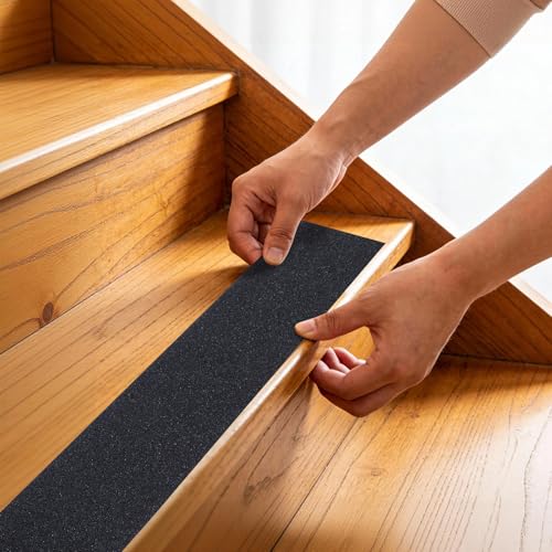 Image of 4 inch x 60' Heavy Duty Anti Slip Tape, Waterproof High Traction Non-Skid Tape for Outdoor Steps, Stairs, Skateboards, Ramps, Indoor & Outdoor Safety.