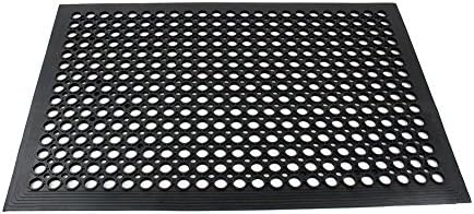 TR Industrial Large Heavy Duty Rubber Ring Mat Safety Floor Matting Kitchen 90cm x 150cm (1)