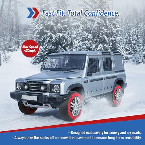 BasaltAuto Textile Tire Snow Socks