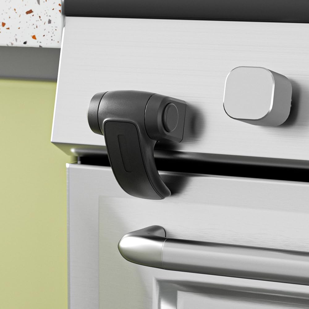 SAFELON Baby Safety Oven Door Lock, Kitchen Safety Locks for Babies Childproof Oven Locks for Kids Heat-Resistant