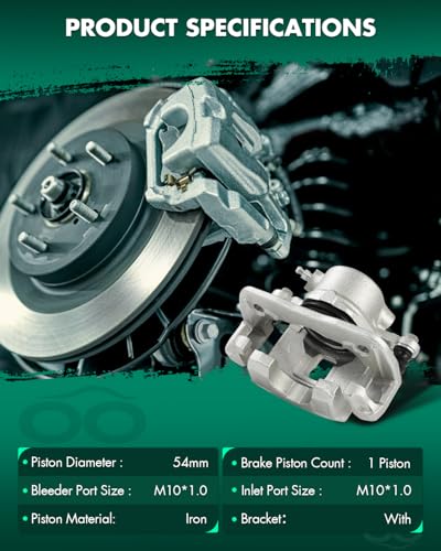 Image of SCITOO 2PCS 19B1487 19B1486 Front Driver & Passenger Side Brake Calipers
