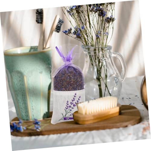 50 bolsas vacías con cordón para fragancia y decoración miniatura 7