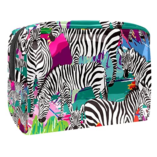 Trousse de maquillage en PVC Animaux pour voyage et organisation d'accessoires