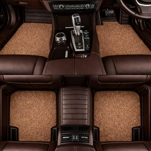 Image of 10D Premium Leatherette Car Foot Mat for Nissan xtrail 7seater 2024 onw| Luxurious & Elegant Look | 100% Waterproof and Dust Proof | Custom Fitted 10D Car Floor Tray Mat -Full Coffee