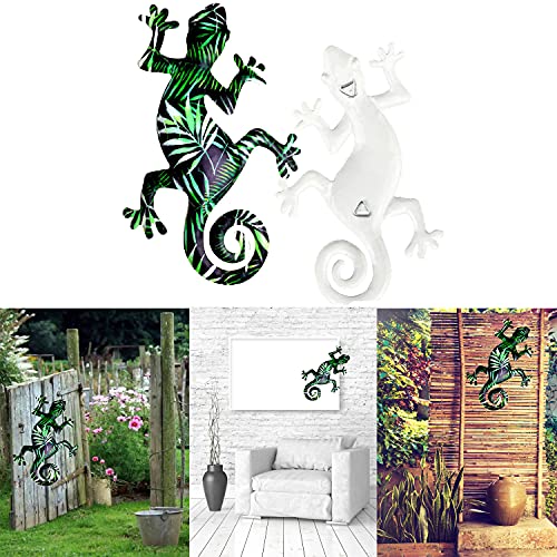 Gecko Décoration murale en métal à suspendre Cover