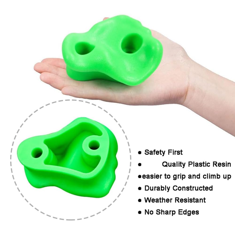 ISTOVO 12 Presas de Escalada para Niños, Ideales para Interiores y Exteriores.